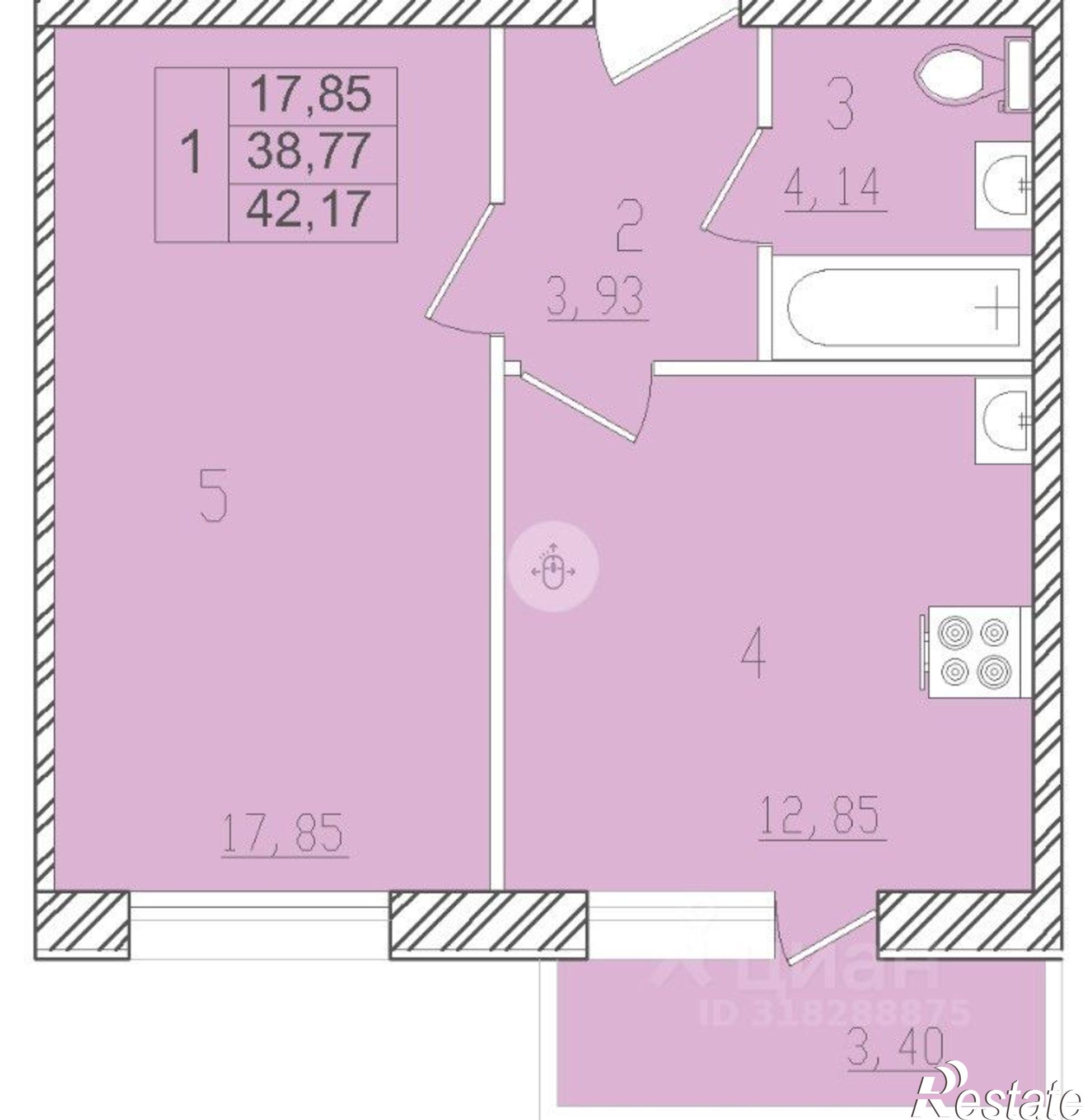 Купить квартиру за 3 800 000 рублей на Майкоп