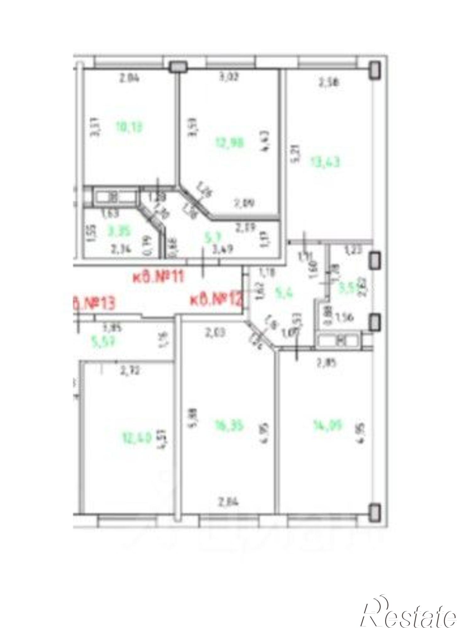 Купить квартиру за 5 580 000 рублей на Майкоп, Курганная улица, 455