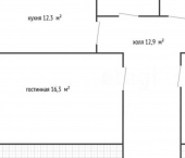 3-комн, 75кв м, этаж 1/8 7-й переулок, 14А