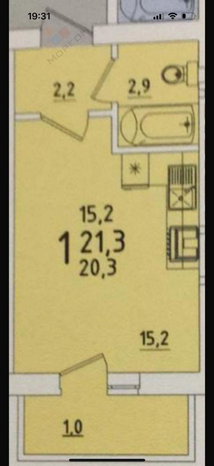 1-комн квартира Бжегокайская ул, 31/8к2