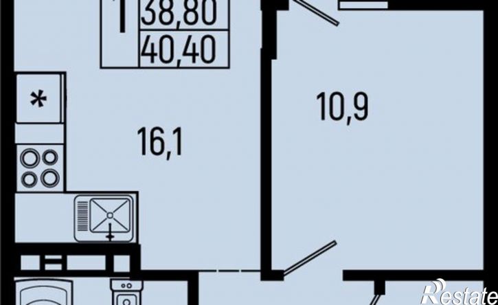 1-комн квартира в новом доме Республика Адыгея (Адыгея), Майкоп, улица Якуба Коблева