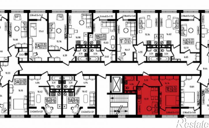 1-комн квартира в новом доме Республика Адыгея (Адыгея), Майкоп, Степная улица