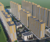 1-комн, 41кв м, этаж 15/22 Заполярная улица, 39 к3