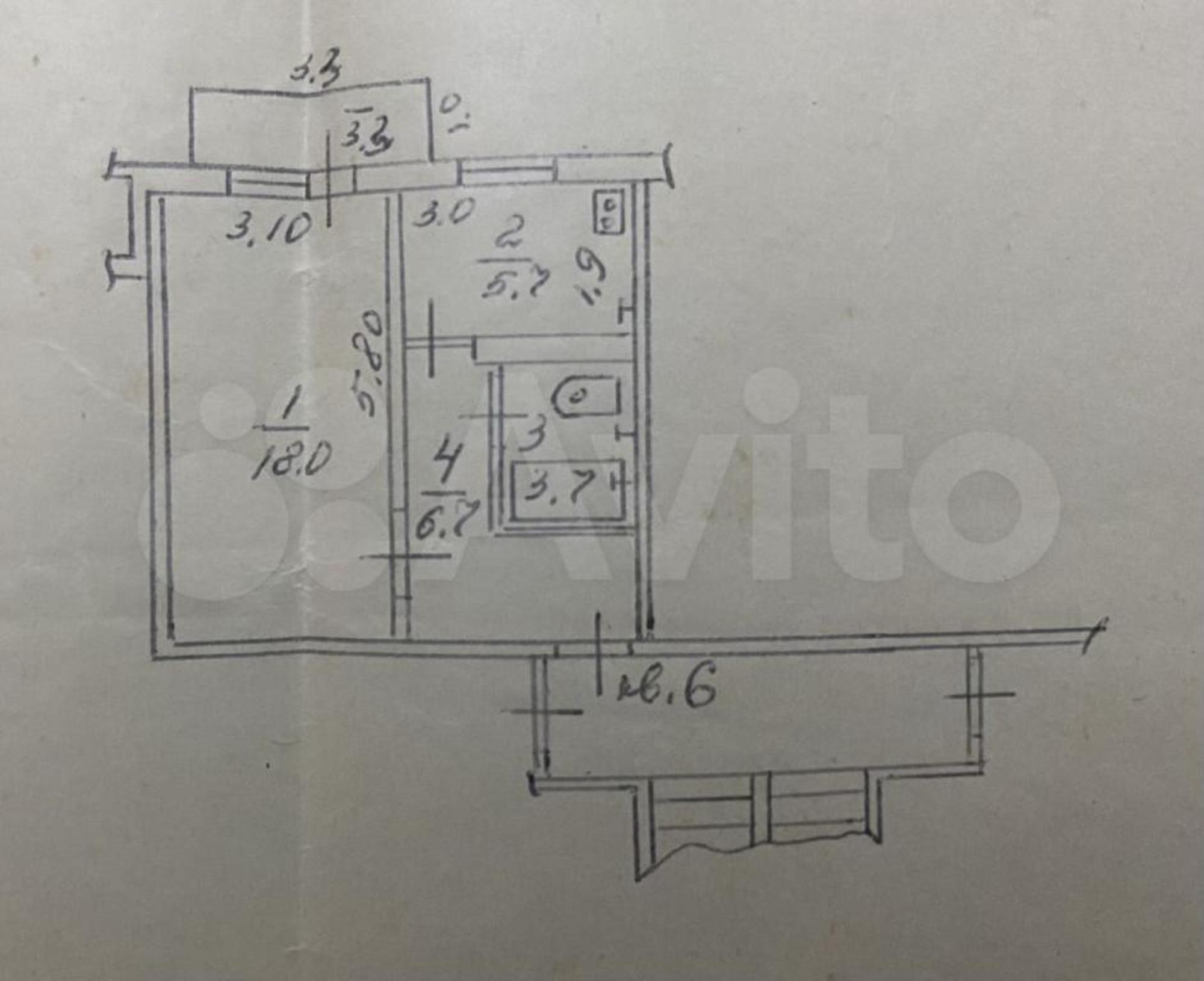 Купить квартиру за 2 300 000 рублей на Фрунзе пер, 8