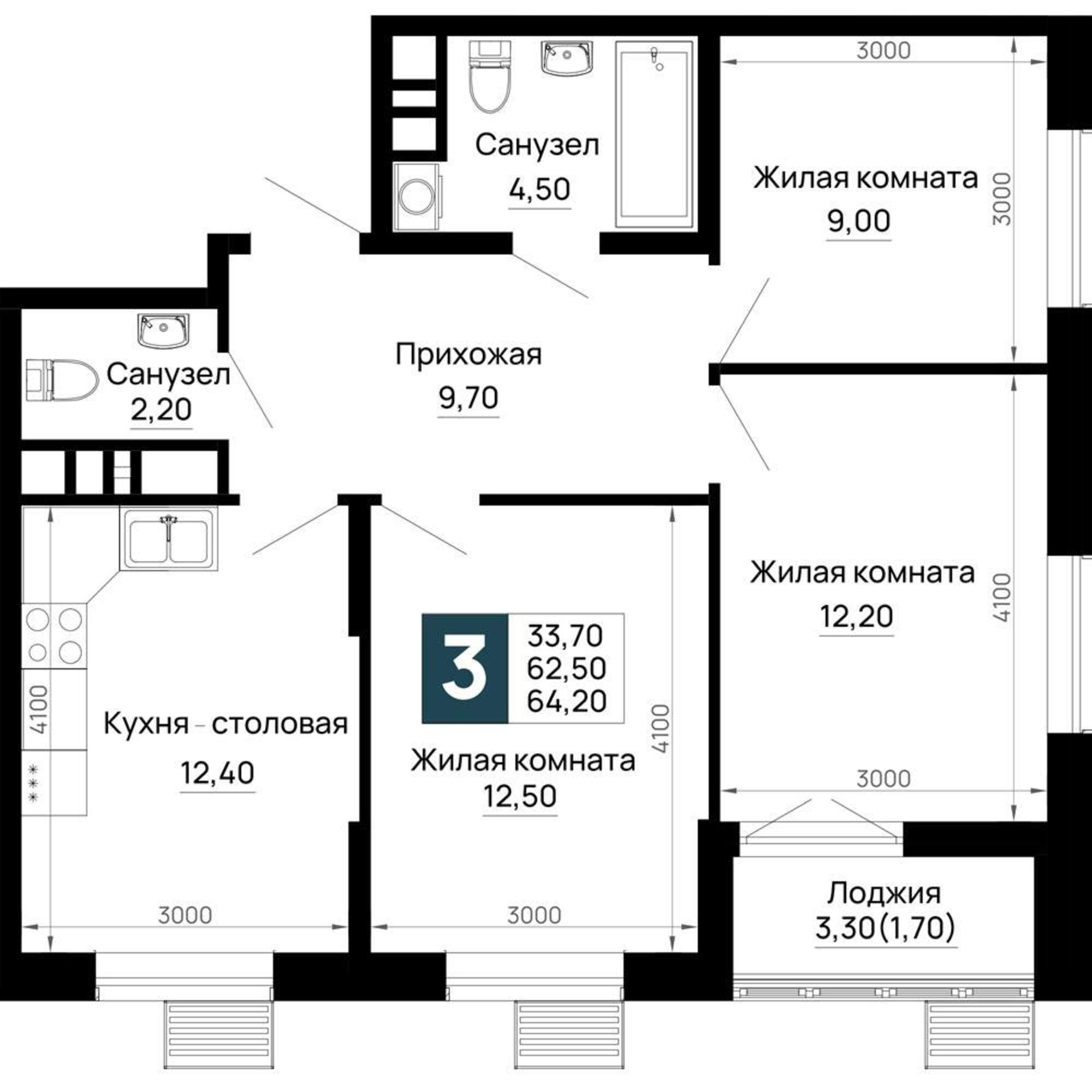 Купить квартиру за 8 025 000 рублей на Тургеневское шоссе улица, д.1