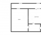 1-комн, 38кв м, этаж 17/22 Фабричная улица, 4