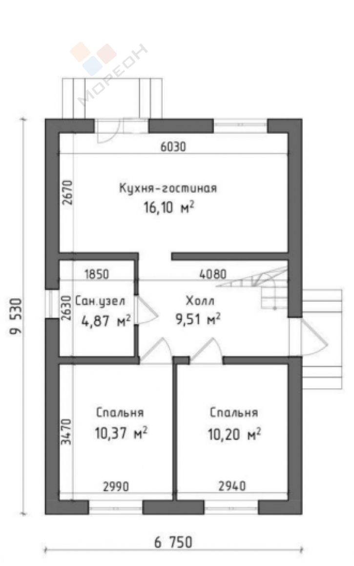 Коттедж/дом Вишнёвая ул, 54