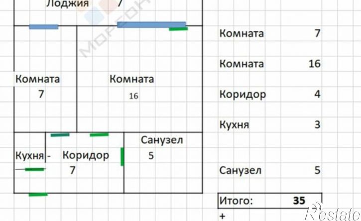 2-комн квартира проспект Ленина, 32,  д. 32