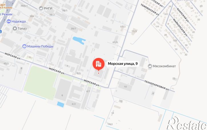 Производственное помещение Морская ул., д.9